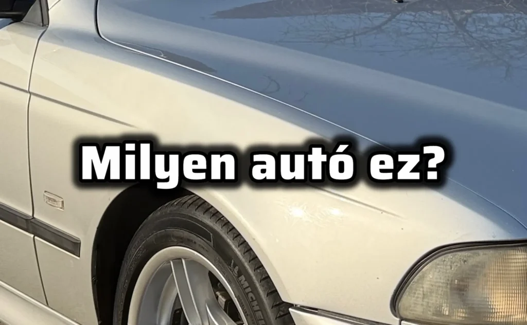 Csak a legprofibb sofőrök tudják megoldani! Milyen autó látható a képen?