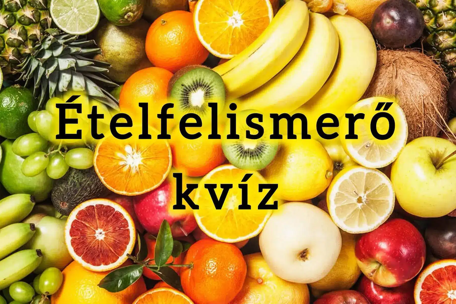 Ételfelismerő kvíz: Te felismered az ételeket egyetlen képrészlet alapján?