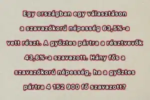 Szöveges matek kvíz: Mit gondolsz? Nagy számokkal is képes vagy jól számolni? Teszteld le magad!