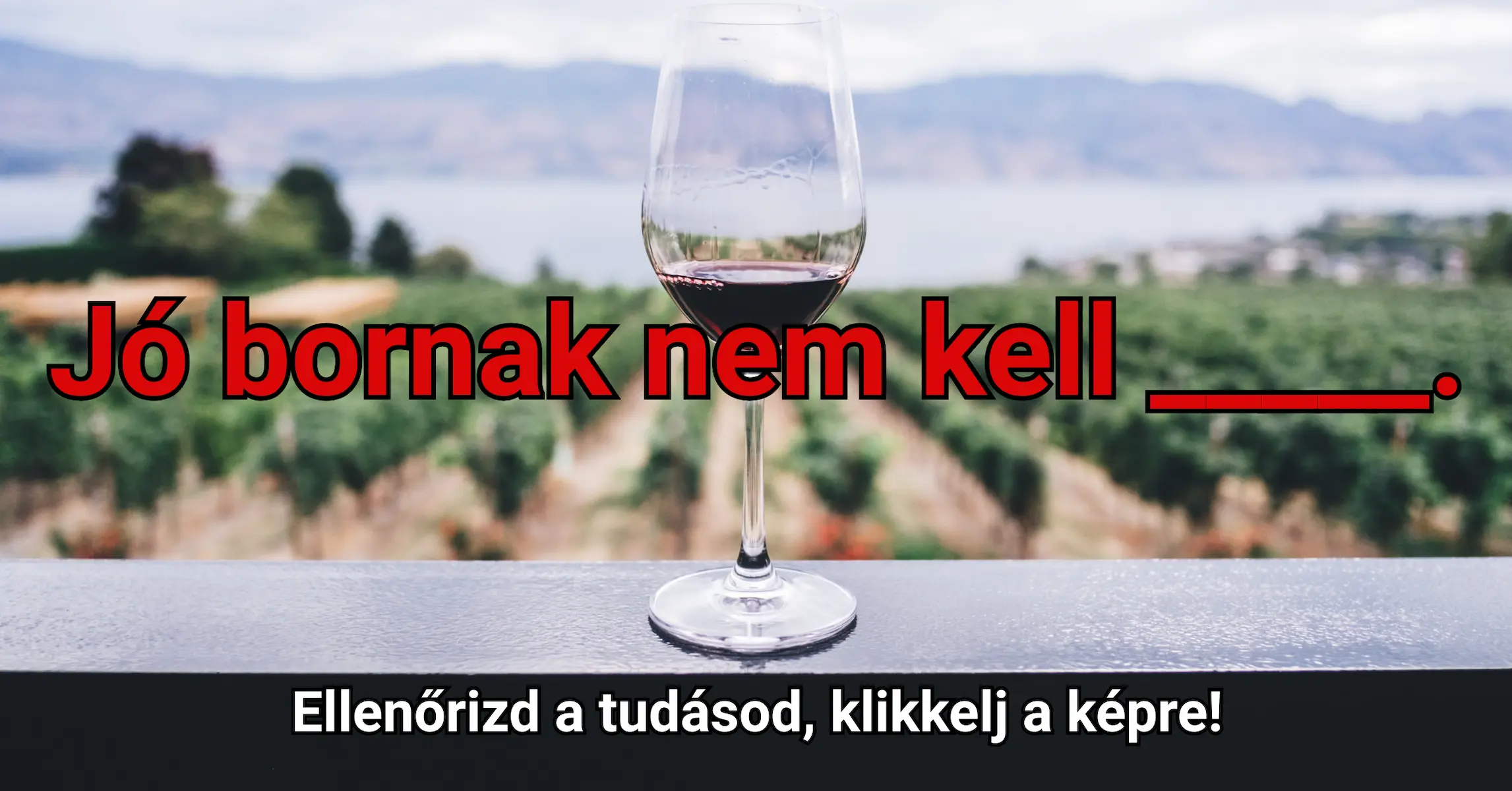 Csak az igazán nagy borimádók ismerik ezt a közmondást. Te köztük vagy?