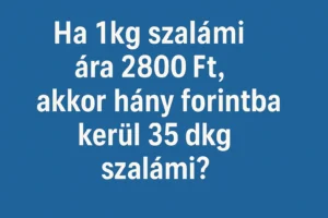 Matek szöveges kvíz: Csak a legprofibb számolók tudják megoldani ezt a feladatot!