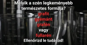 Napi kémia kvíz: Sokan nincsenek otthon a kémiában! Te jónak tartod magad?