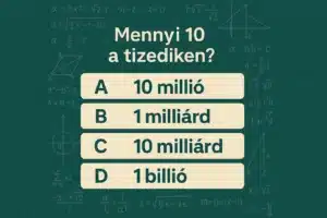 Napi matek kvíz: Kevesen tudják csak megoldani ezt a matek feladványt! Neked sikerül?