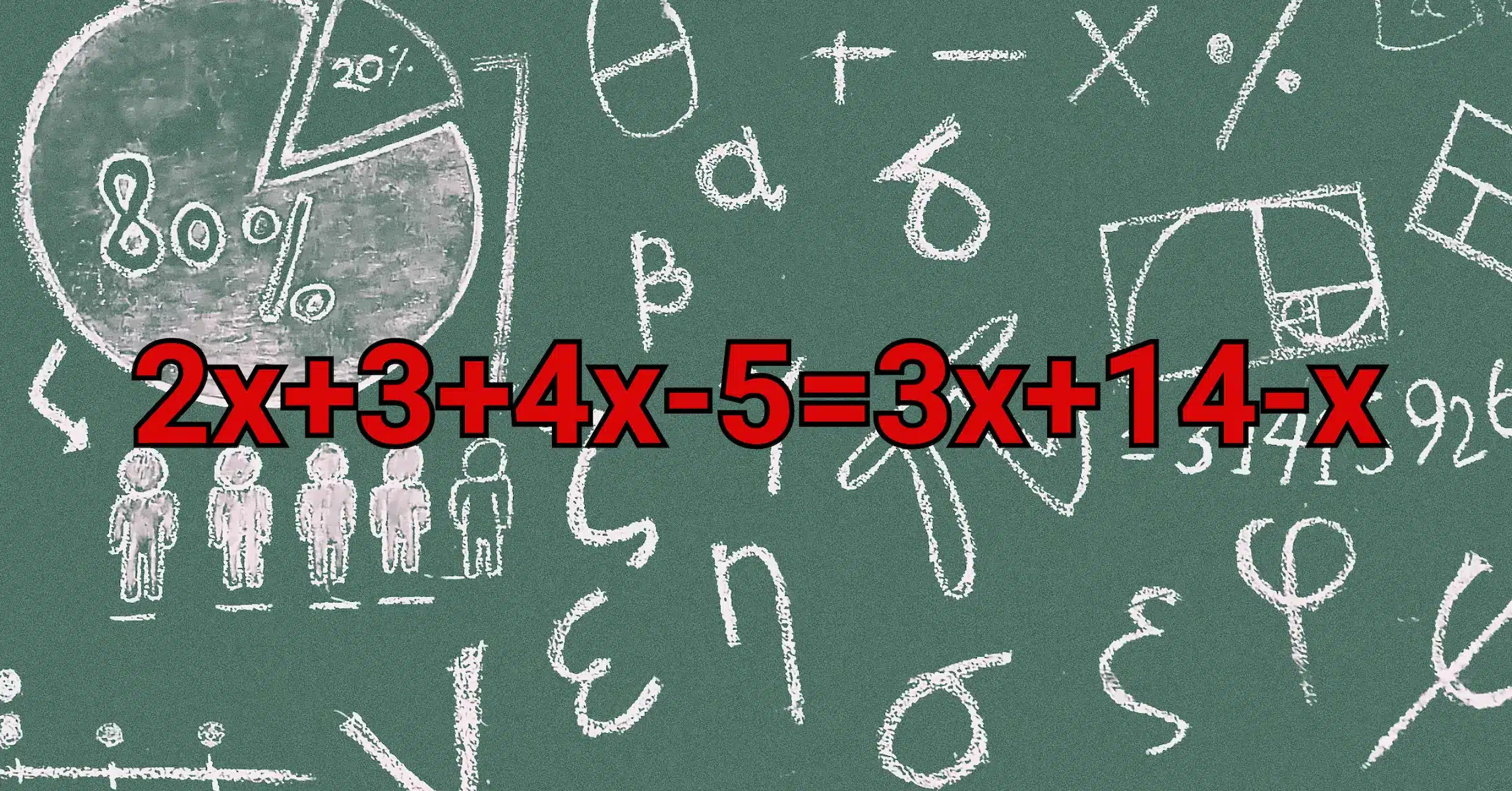 Napi trükkös matek feladat: Csak az emberek kevés százalékának megy az egyenletek megoldása. Te köztük vagy?