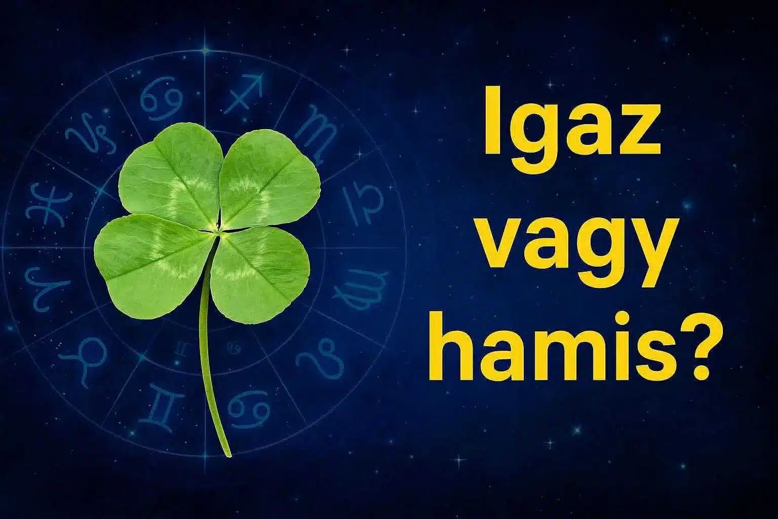 Igaz vagy hamis kvíz? Mennyire ismered a horoszkópokat?
