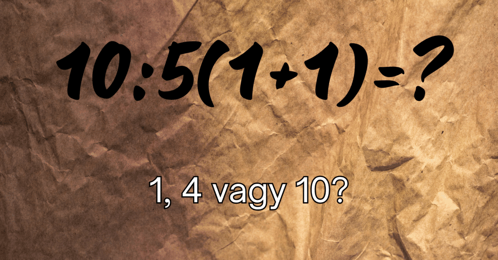 Matek kvíz: 10 másodperced van, hogy megold ezt a feladatot. Sikerülni fog?