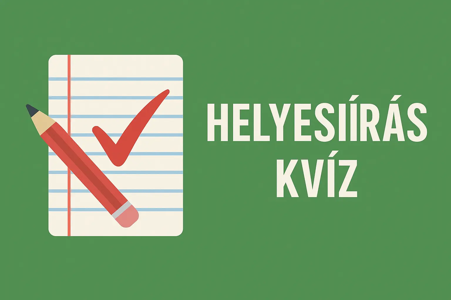 Napi helyesírás kvíz: Melyik mondat van helyesen írva a feladatban?