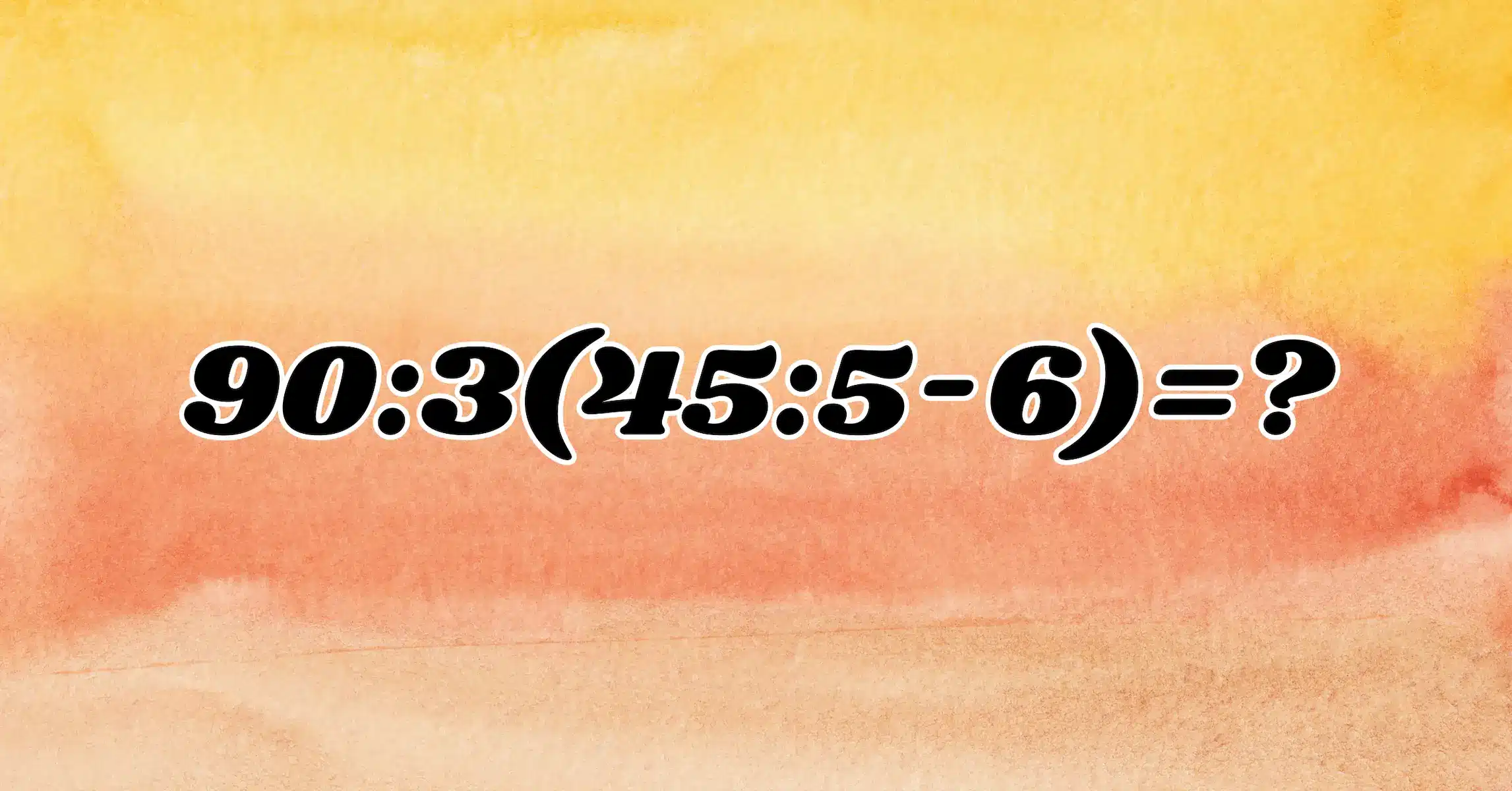 Ezt a matek feladatot csak nagyon kevesen tudják megoldani jól! Te köztük vagy?