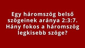 Napi szöveges feladat: Tudod a megoldást?