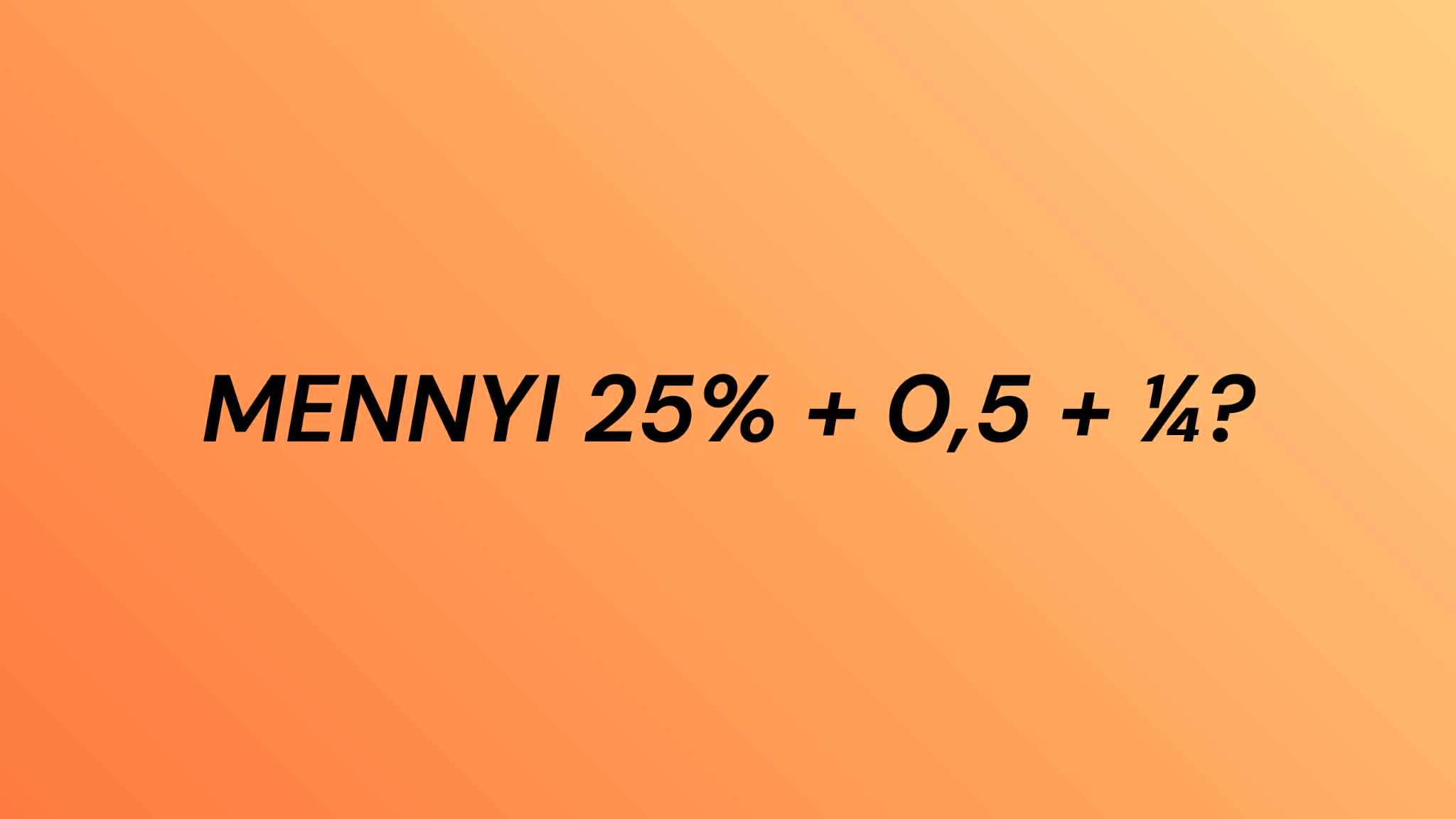 Amikor a logika és a matek keveredik: Beugratós feladat, vagy mégsem?