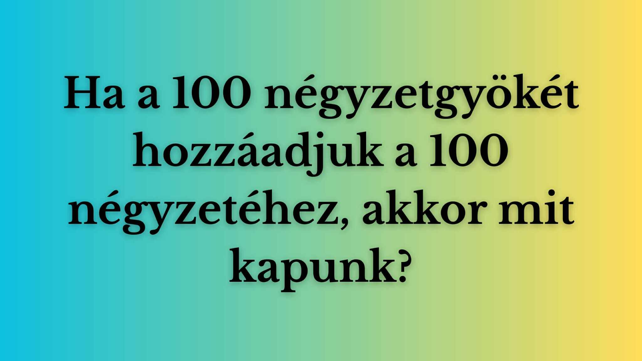 Na ez nem lesz egyszerű! Ha 15 másodpercen belül helyesen oldod meg ezt a feladatot, zseni vagy!