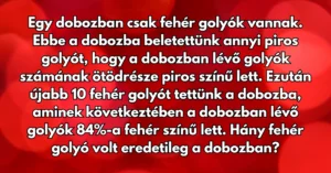 Napi szöveges matek feladat: Ezt a feladatot kizárt, hogy megold, ha nem matek tanár vagy!