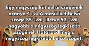 Szöveges matek feladat: Csak a legjobb matekosok tudják fejben kiszámolni ezt a kvíz feladványt!