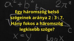 Szöveges geometriai feladat, amit 20-ból 1 ember tud helyesen megoldani!