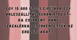 Szöveges matek feladat: Egy százalékszámítást hoztunk el neked, megtudod oldani?