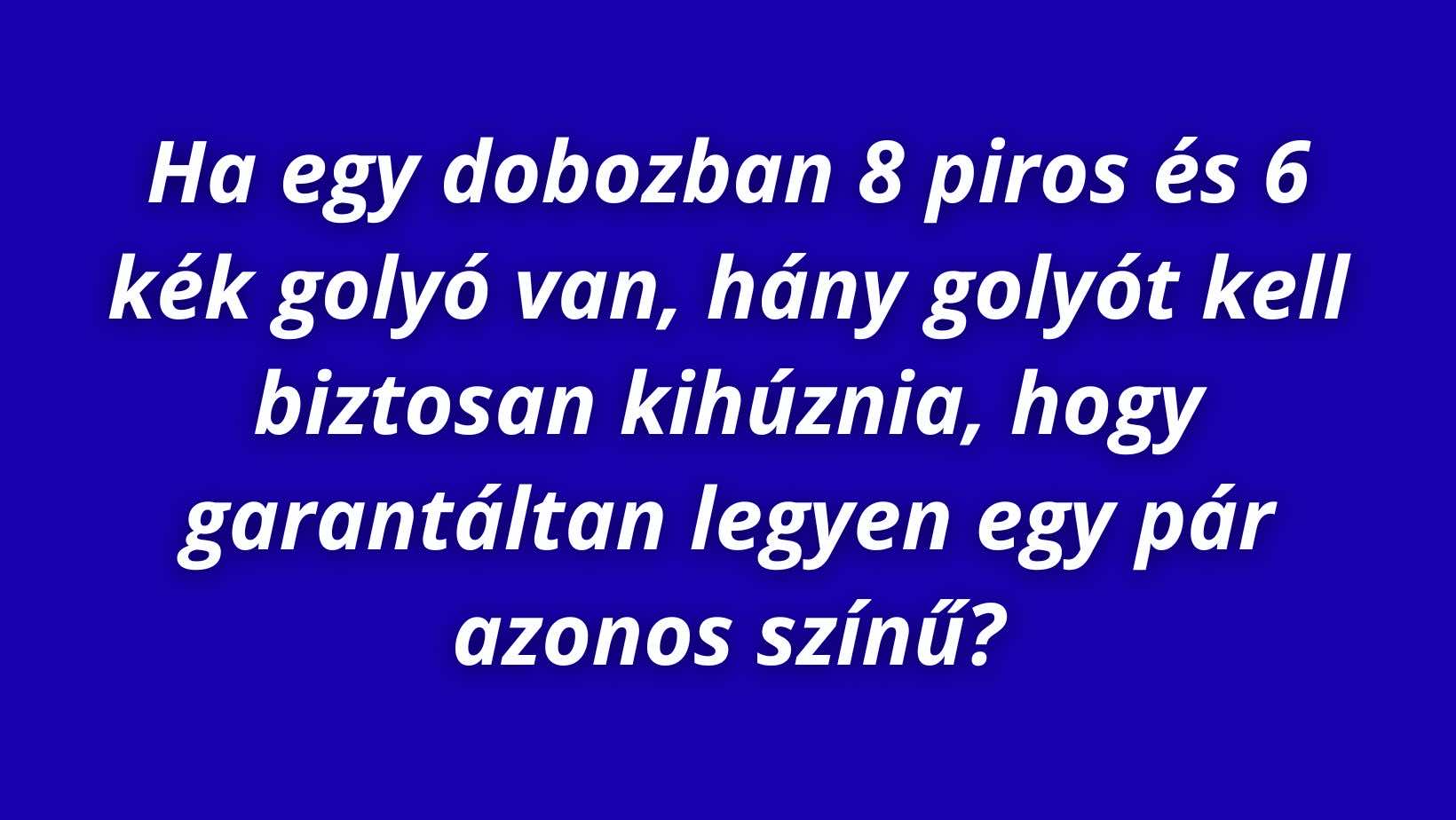 Napi szöveges feladat: Mi a helyes megoldása ennek a feladatnak?