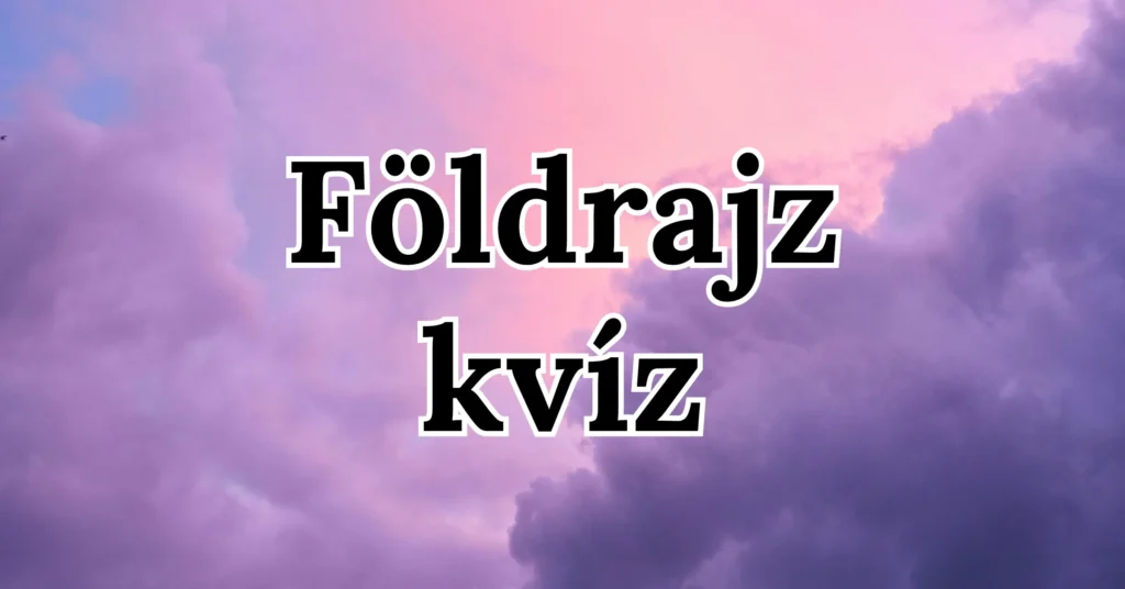 foldrajz 1