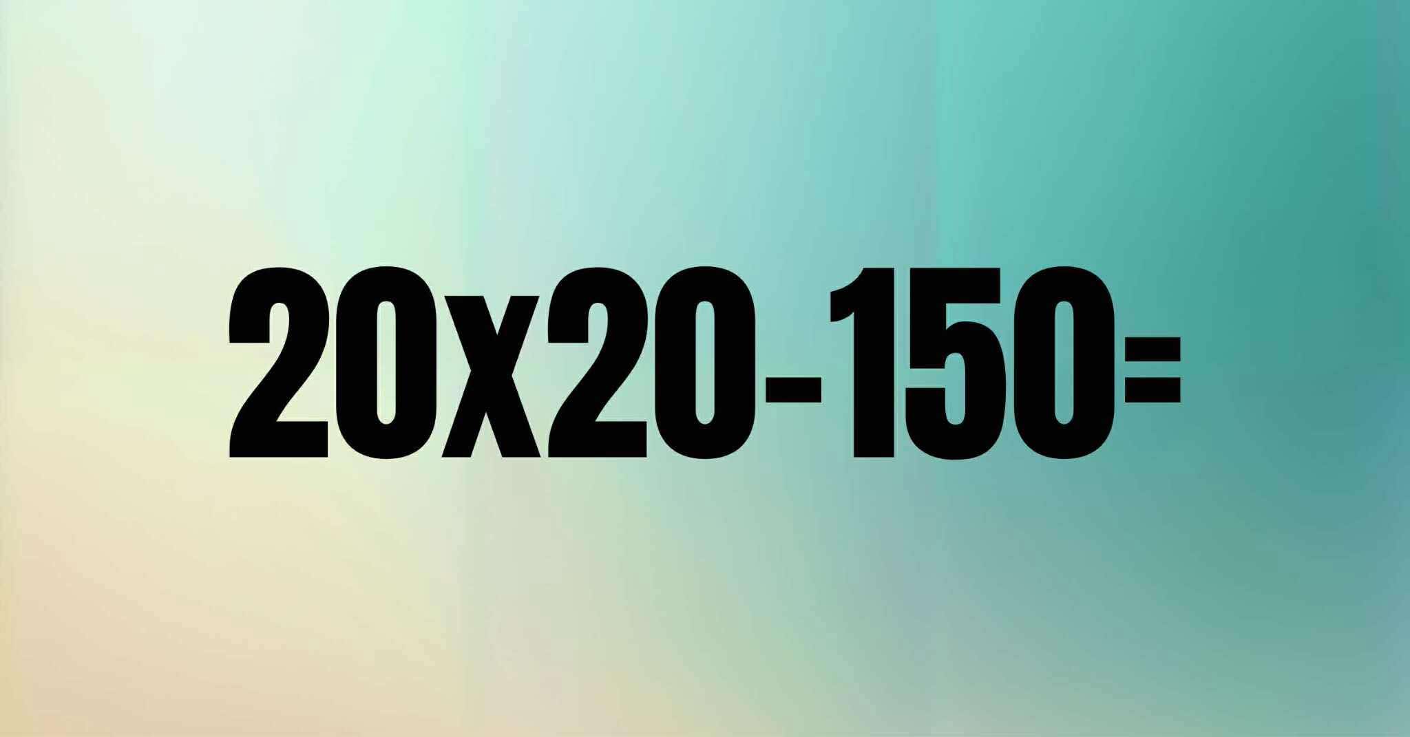 Hétvégi matek fejtörő: Tudod a megoldást?