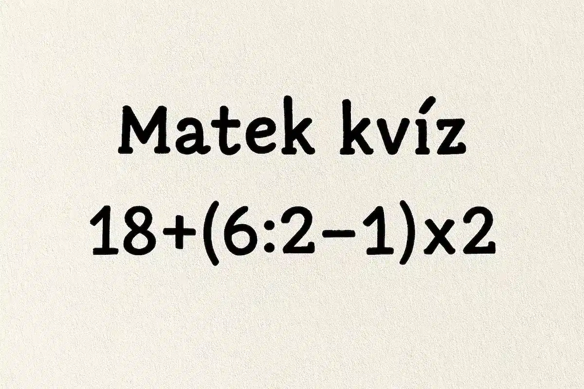 Matek feladvány: 15 másodperc áll rendelkezésedre, hogy kiszámold! Menni fog?