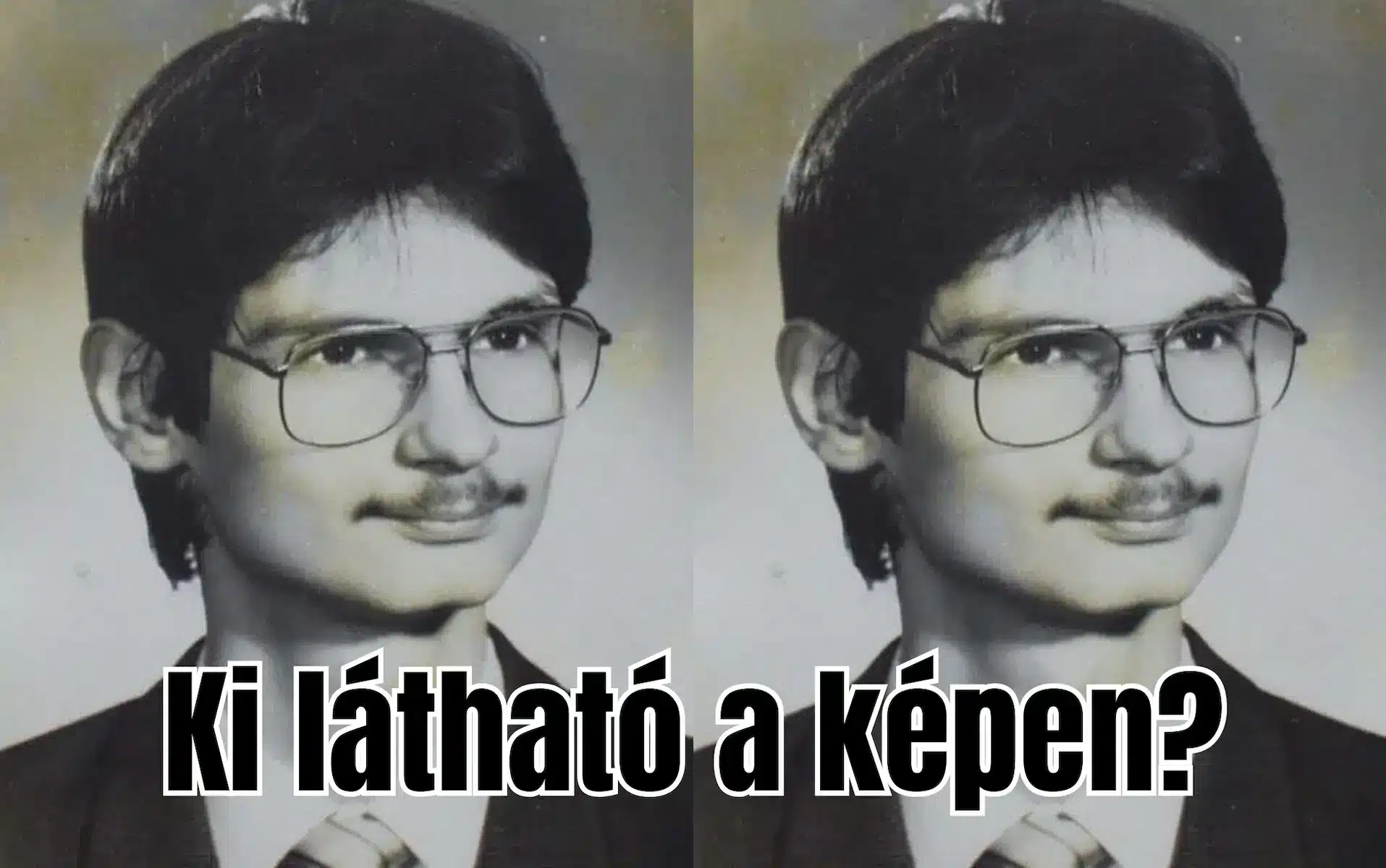 Retró képfelismerő: Felismered ezen a régi fényképen a magyar hírességet?