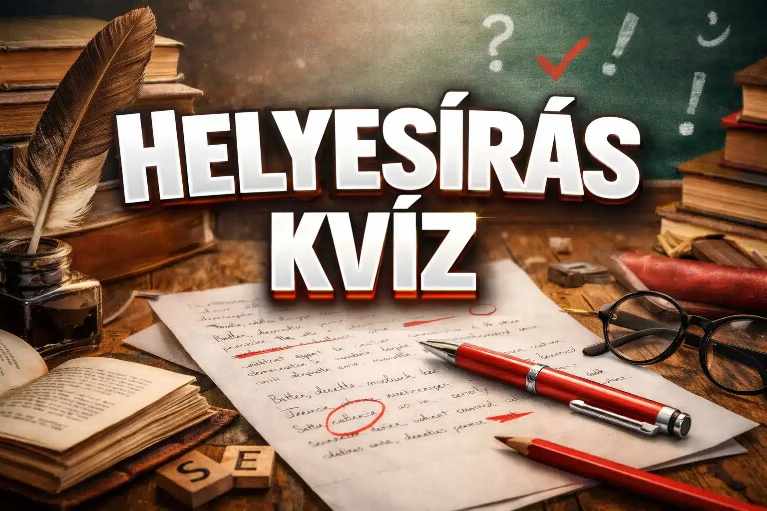 Helyesírás kvíz: 5 kérdésre szinte senki sem tud jó választ adni, de még 4-re is csak kevesen!