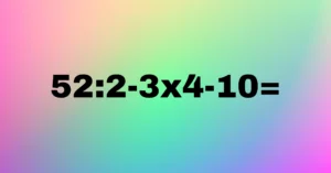 Matek feladat: 11 másodperc, mindössze ennyi idő áll rendelkezésedre a jó eredmény kiszámolásához!