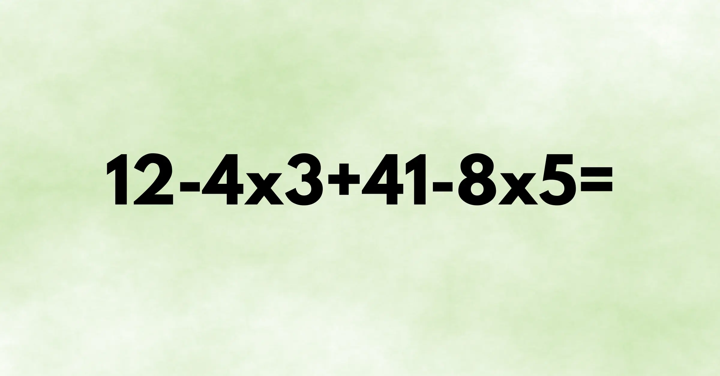 Villám matek feladvány: Csak a legjobb matekosok tudják 6 másodperc alatt kiszámolni ezt a feladatot!