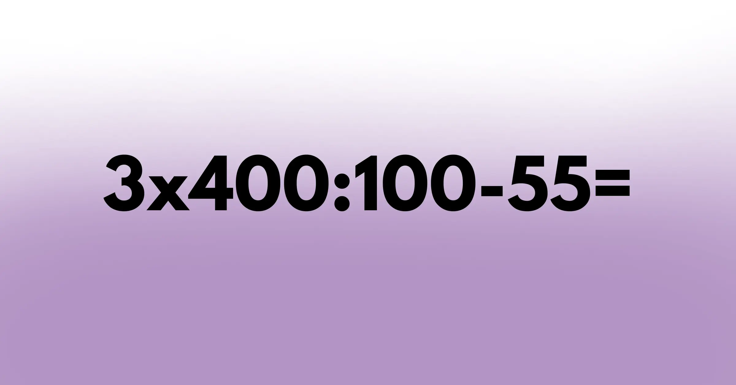 Napi matek feladvány: Az emberek 60%-át összezavarja ezt a feladat!