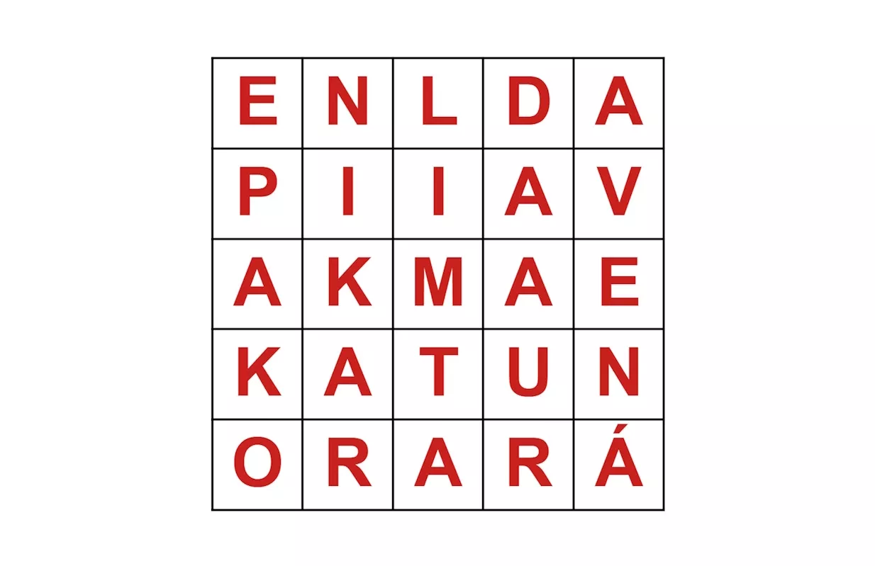 Szókereső kihívás: 5 név/fogalom bújik meg az ábrán. Vajon melyik betű a felesleges? A rekordidő 35 másodperc!