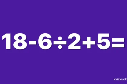 Matek feladat: 18-6÷2+5. Melyikkel kezded?